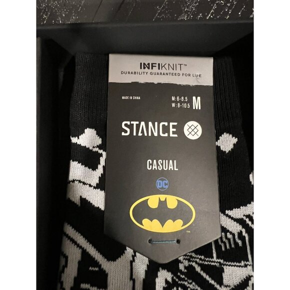 STANCE Batman Crew Socks Box Set DC Comics Joker Harley Quinn M 6-8 W 8-10.5 - Picture 7 of 8